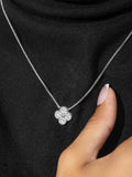 S925 Moissanite Four Leaf Clover Chain