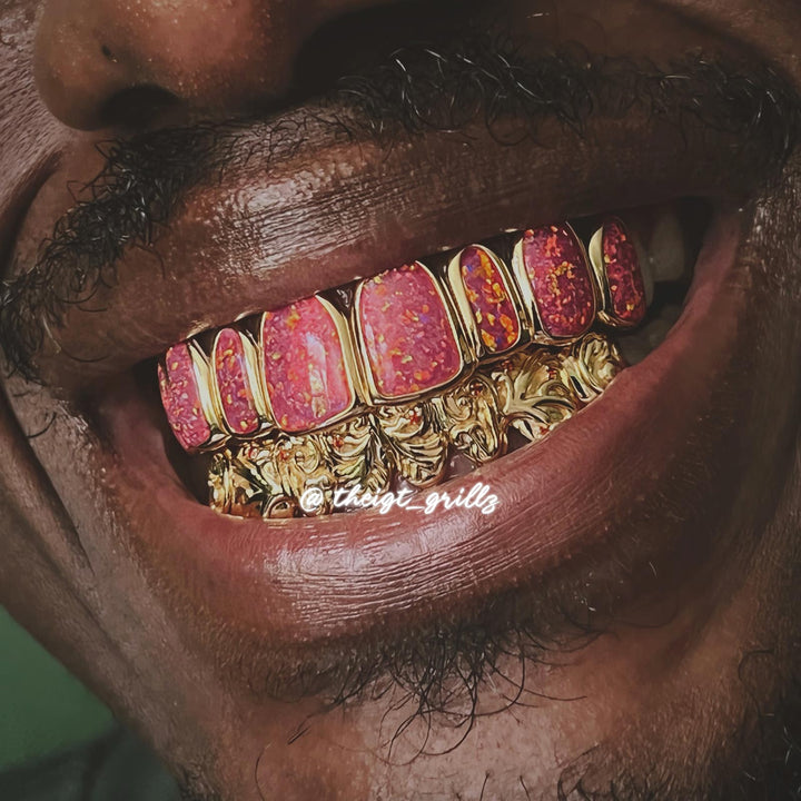 Opal & Stained Glass Style Grillz