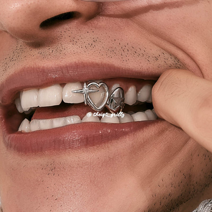 Double Cap With Star Grillz