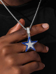 Moissanite Pentagram Pendant