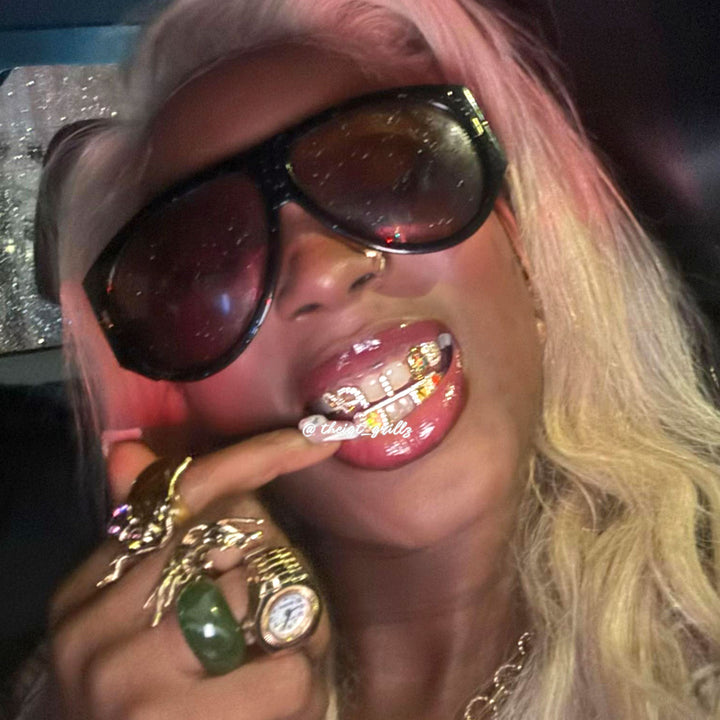 Opal & Letter Style Grillz