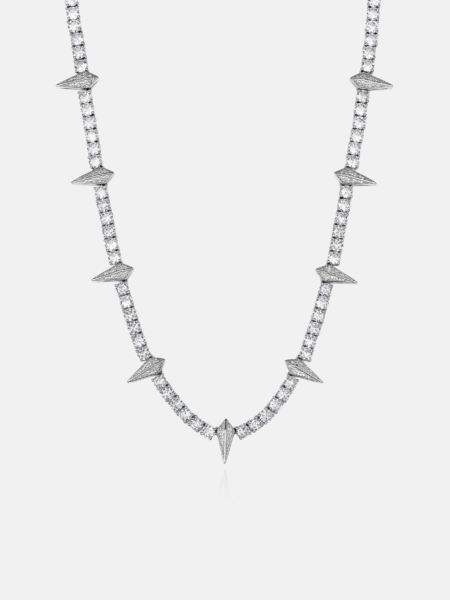 S925 Thorn Moissanite Tennis Chain - VVS Diamond Alternative