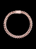 Made To Order 20mm Plain Prong Link Chain with Iced Clasp