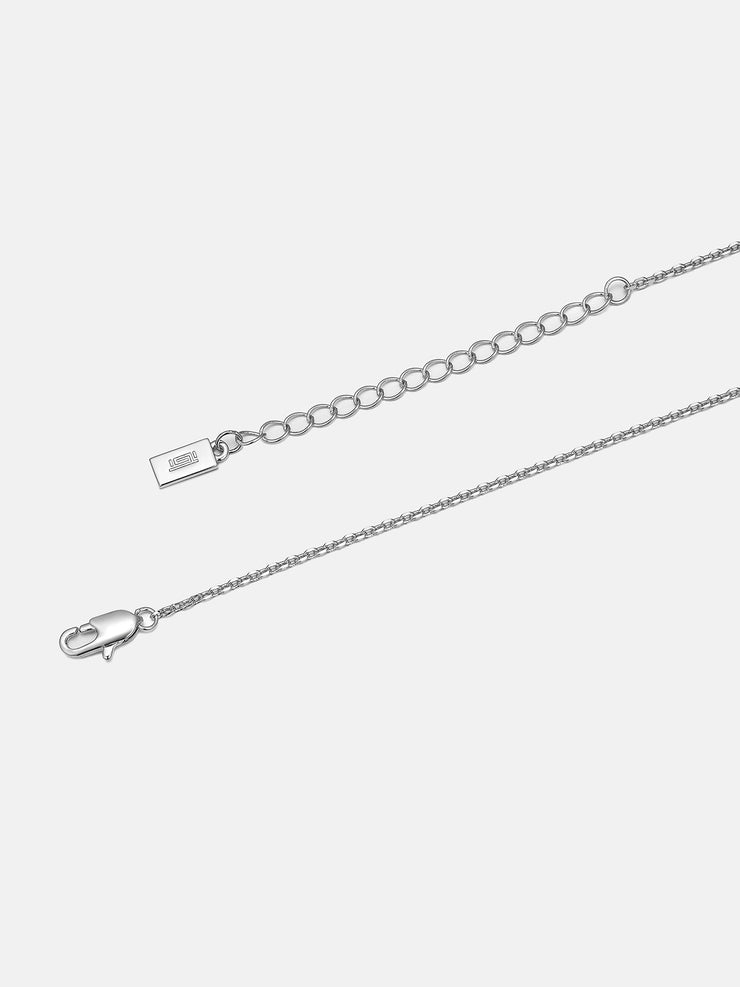 1CT Moissanite Solitaire Adjustable Necklace