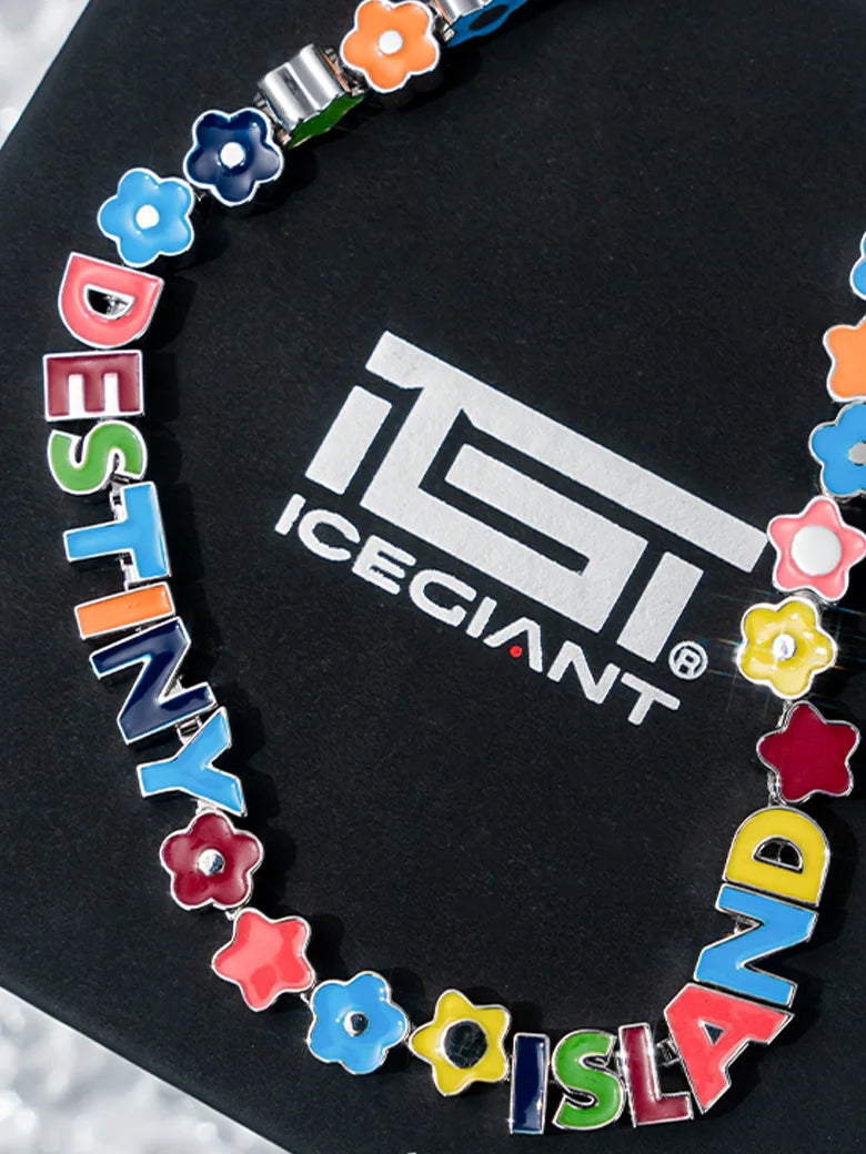 Custom S925 Silver Enamel Chain