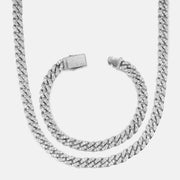 925 Sterling Silver Moissanite Cuban Bracelet