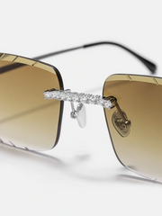 S925 Moissanite Classic C Sunglasses