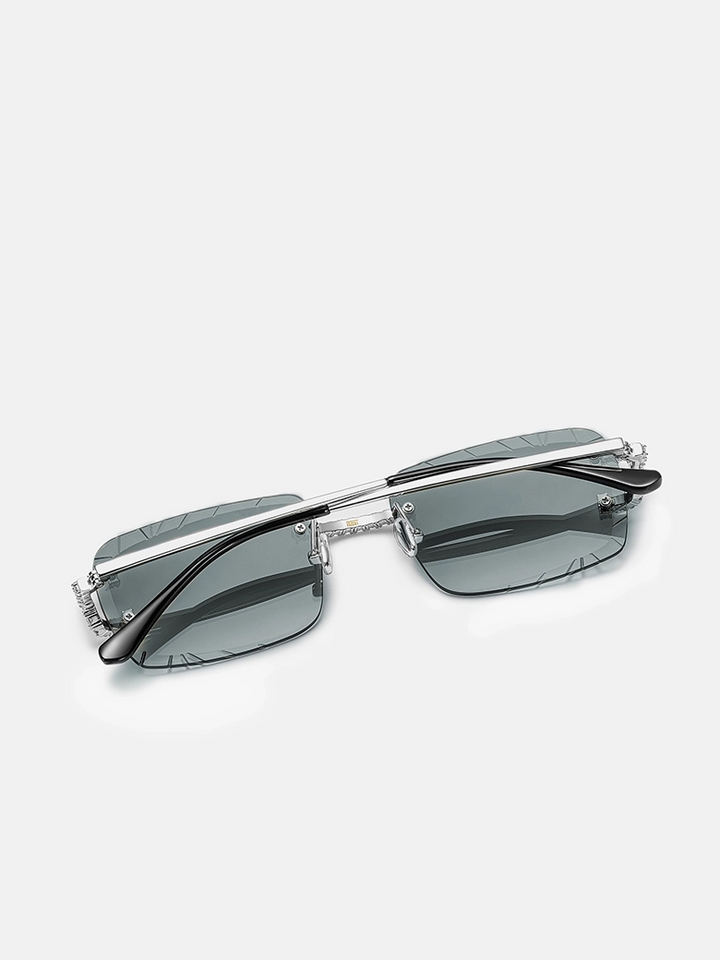 Moissanite Classic C Sunglasses In White Gold