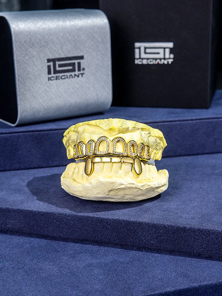 CUSTOM ICED OUT OPEN-FACE GRILLZ