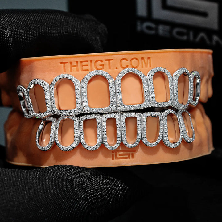 Open Face Diamond Grillz