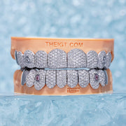 COLOR GEM ON FANG WITH END CAP DIAMOND GRILLZ