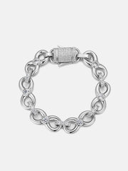 12MM Miami Infinity Bracelet With Moissanite Clasp