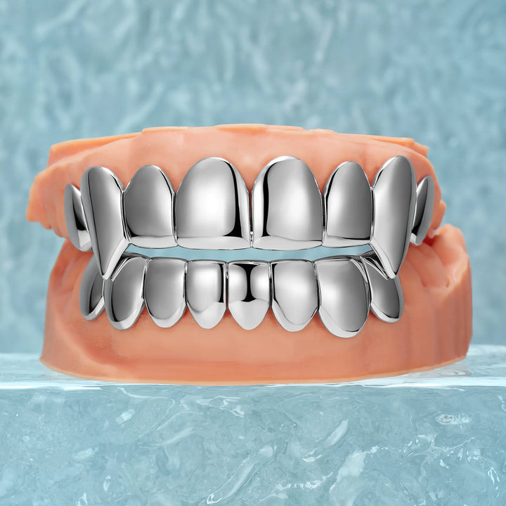 Custom Vampire Polished Gold Grillz