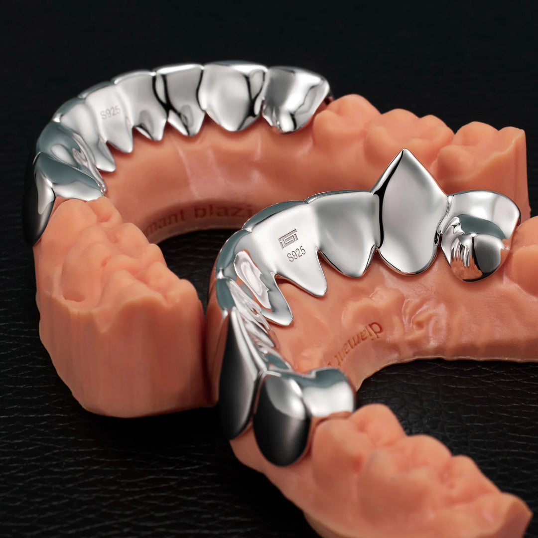Custom Vampire Polished Gold Grillz