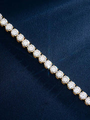 925 Sterling Silver Moissanite Tennis Chain