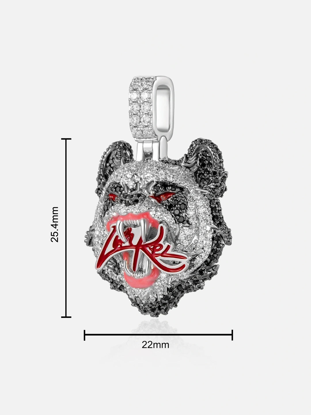 iCEGIANT X LUHKEL Moissanite Tiny Enamel Penda Pendant