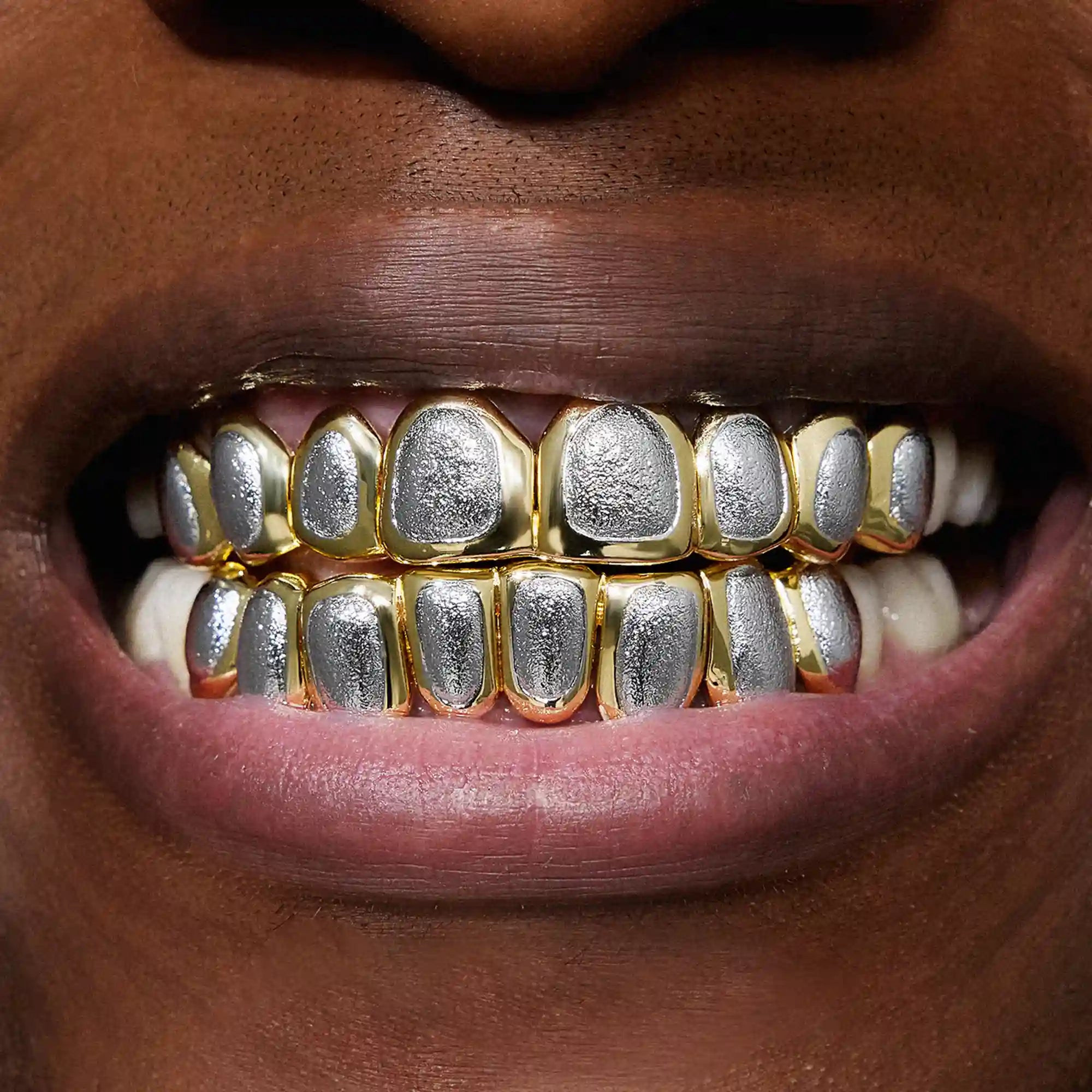 SOLID TWO TONES DIAMOND DUST GRILLZ