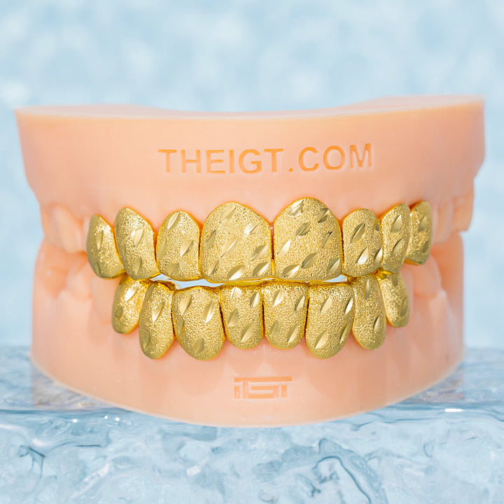 925 Sterling Silver Nugget Cut Grillz