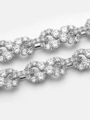 10MM Moissanite Infinity Link Chain Or Bracelet