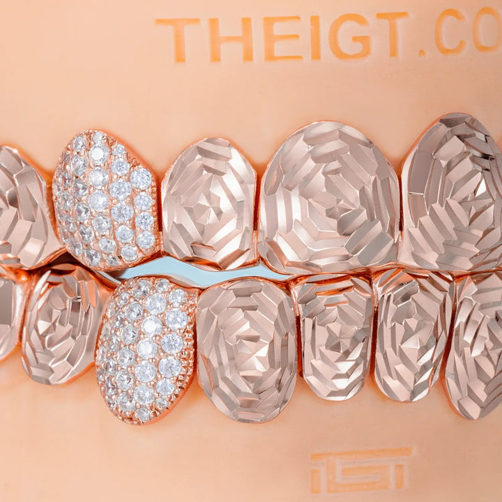 Rose Cut With Diamond Grillz