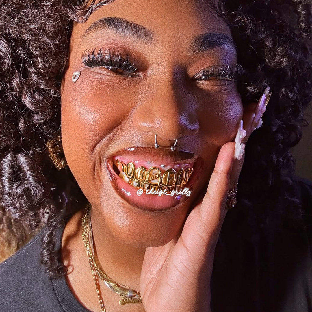 UR Fav GIRL Pink Pearl Grillz