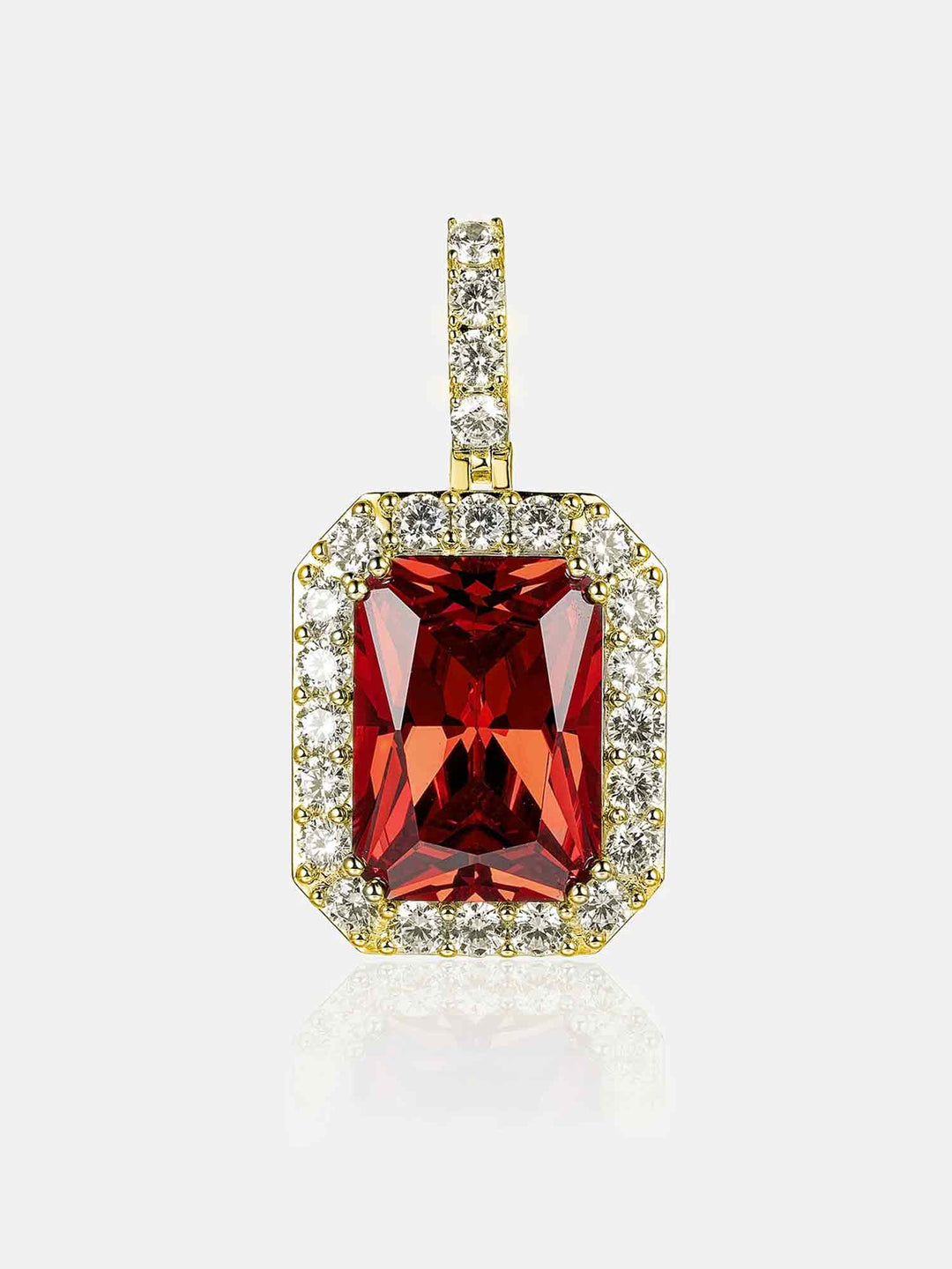 S925 Moissanite Gemstone Pendant