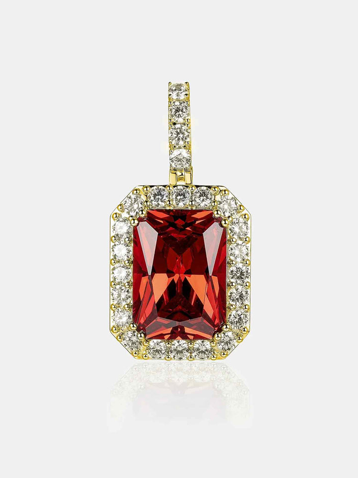 S925 Moissanite Gemstone Pendant
