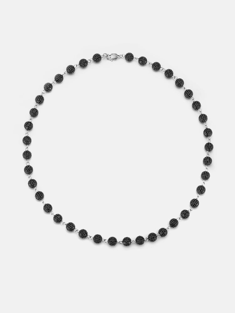 Made To Order 8MM Black Moissanite Ball Chain – ICEGIANT
