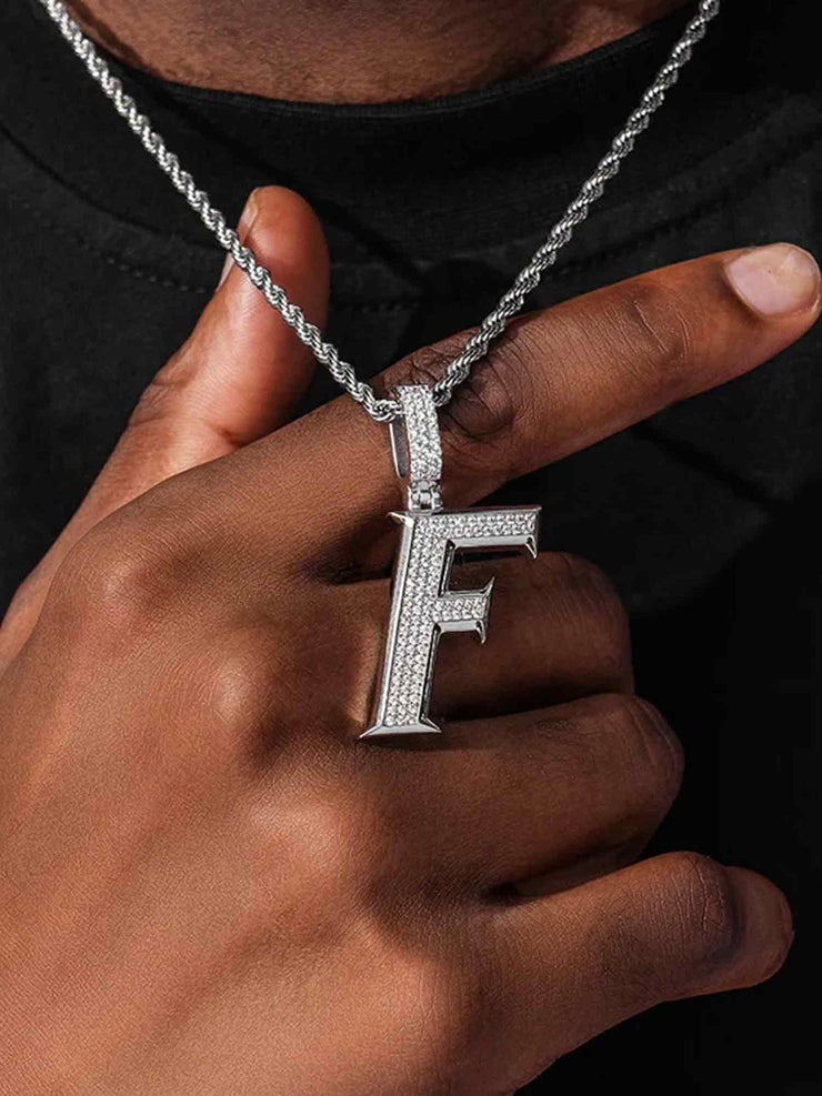 Custom Made F Moissanite Pendant