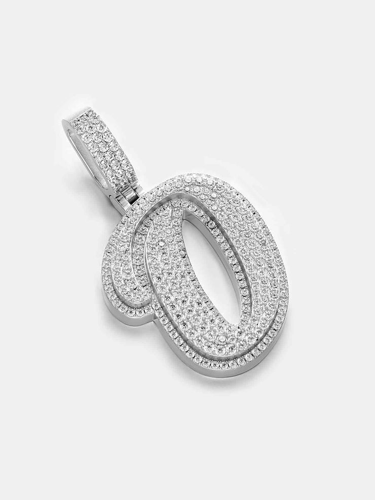 Custom Made O Moissanite Pendant