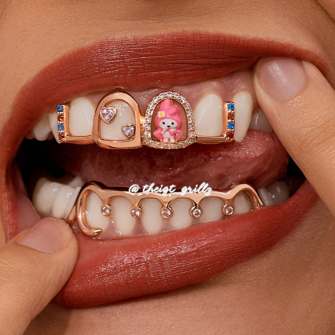 Pink Bunny Custom Grillz