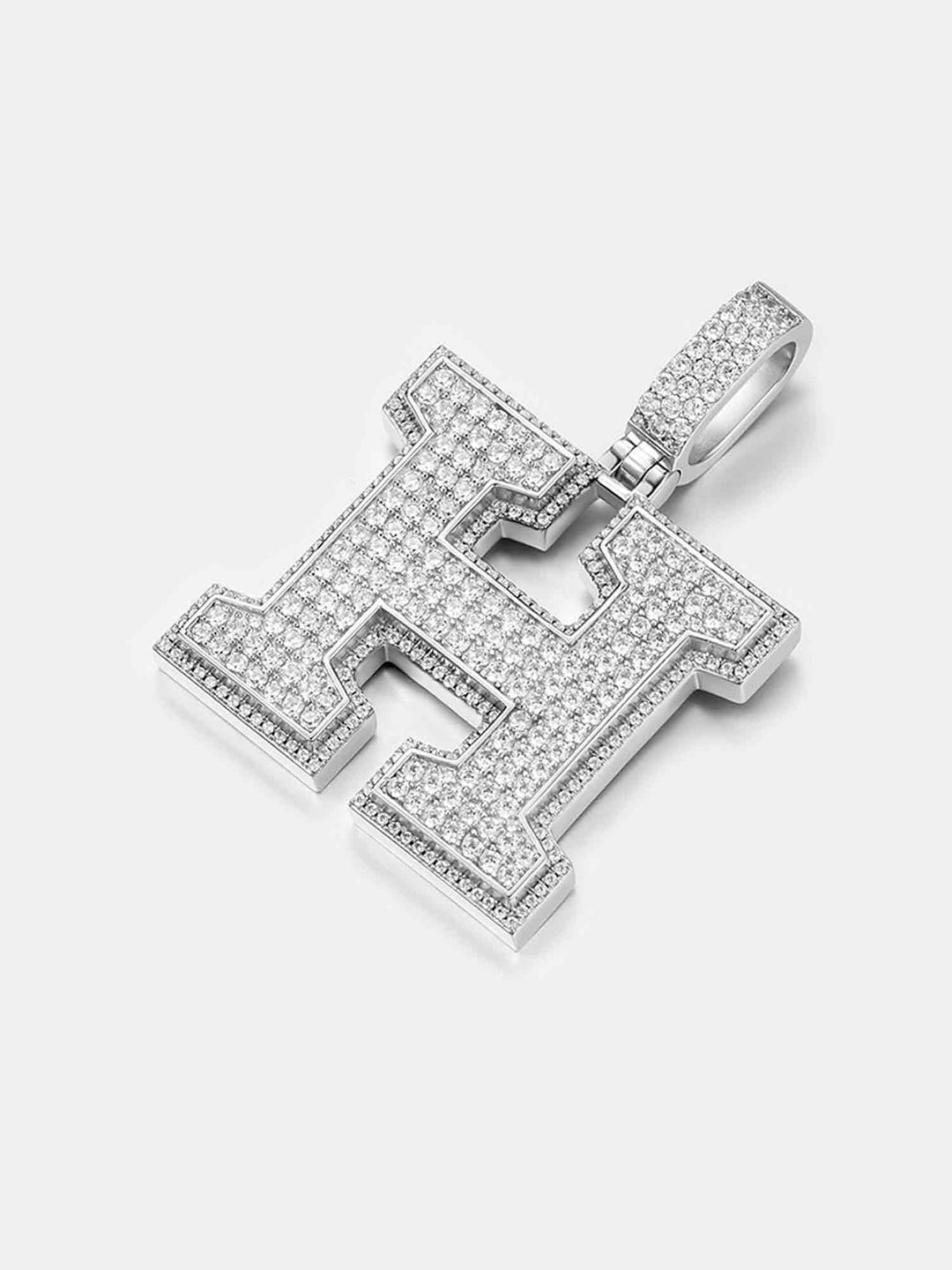Custom Made H Moissanite Pendant