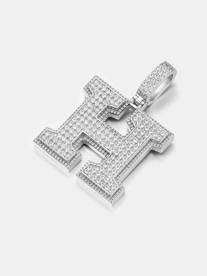 Custom Made H Moissanite Pendant