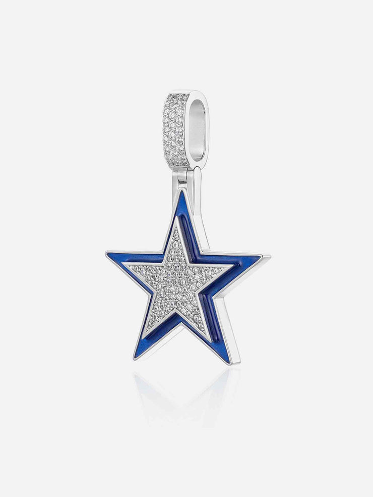 Moissanite Pentagram Pendant