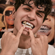 Top Open Face W Bottom Bar Grillz