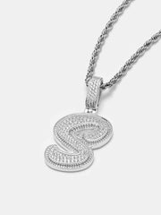 Custom Made S Moissanite Pendant