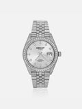 Stainless Iced Moissanite Watch 40mm