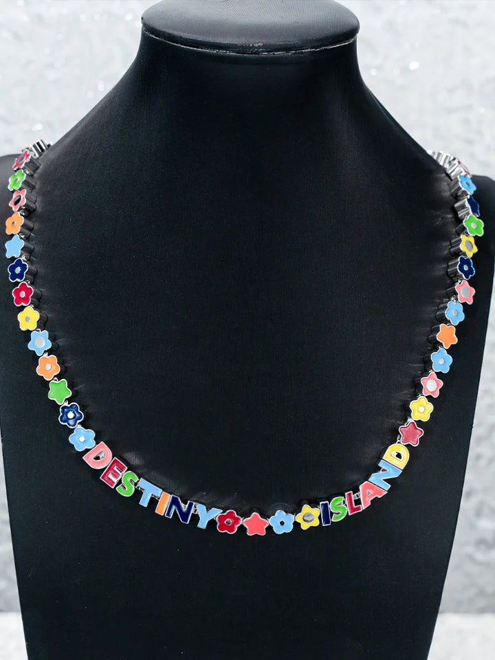 Custom S925 Silver Enamel Chain