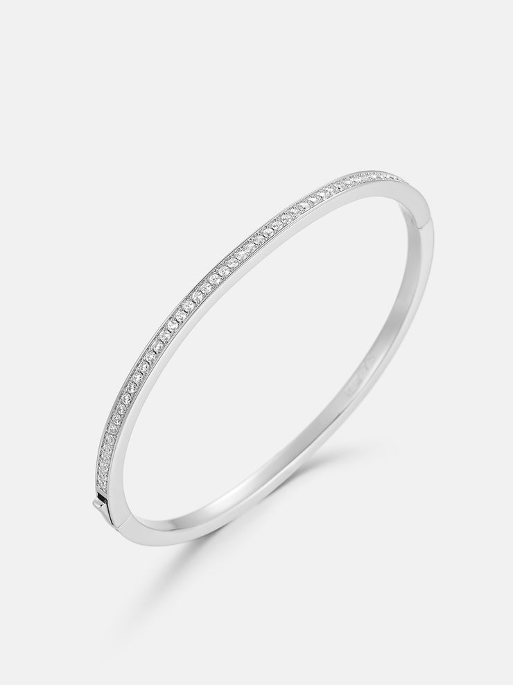 3.2MM Single Row Bangle Bracelet