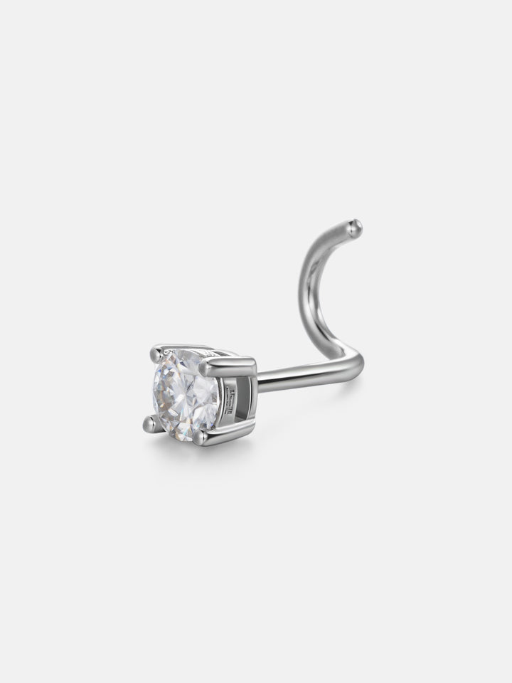 3.5mm S925 Moissanite U Shape Nose Stud
