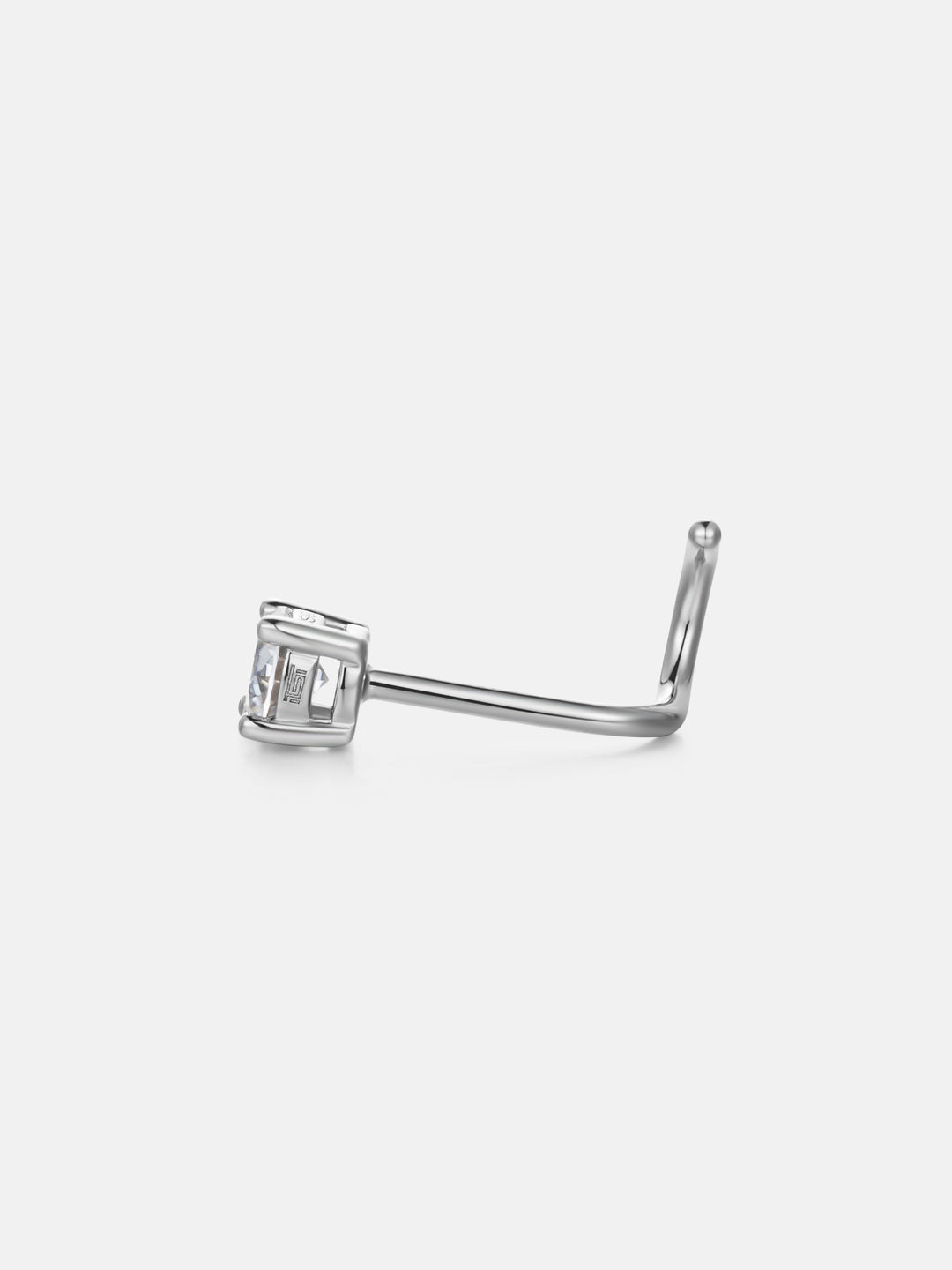 3.5mm S925 Moissanite U Shape Nose Stud