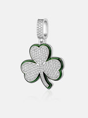 Made To Order Moissanite Three Leaf Clover Pendant