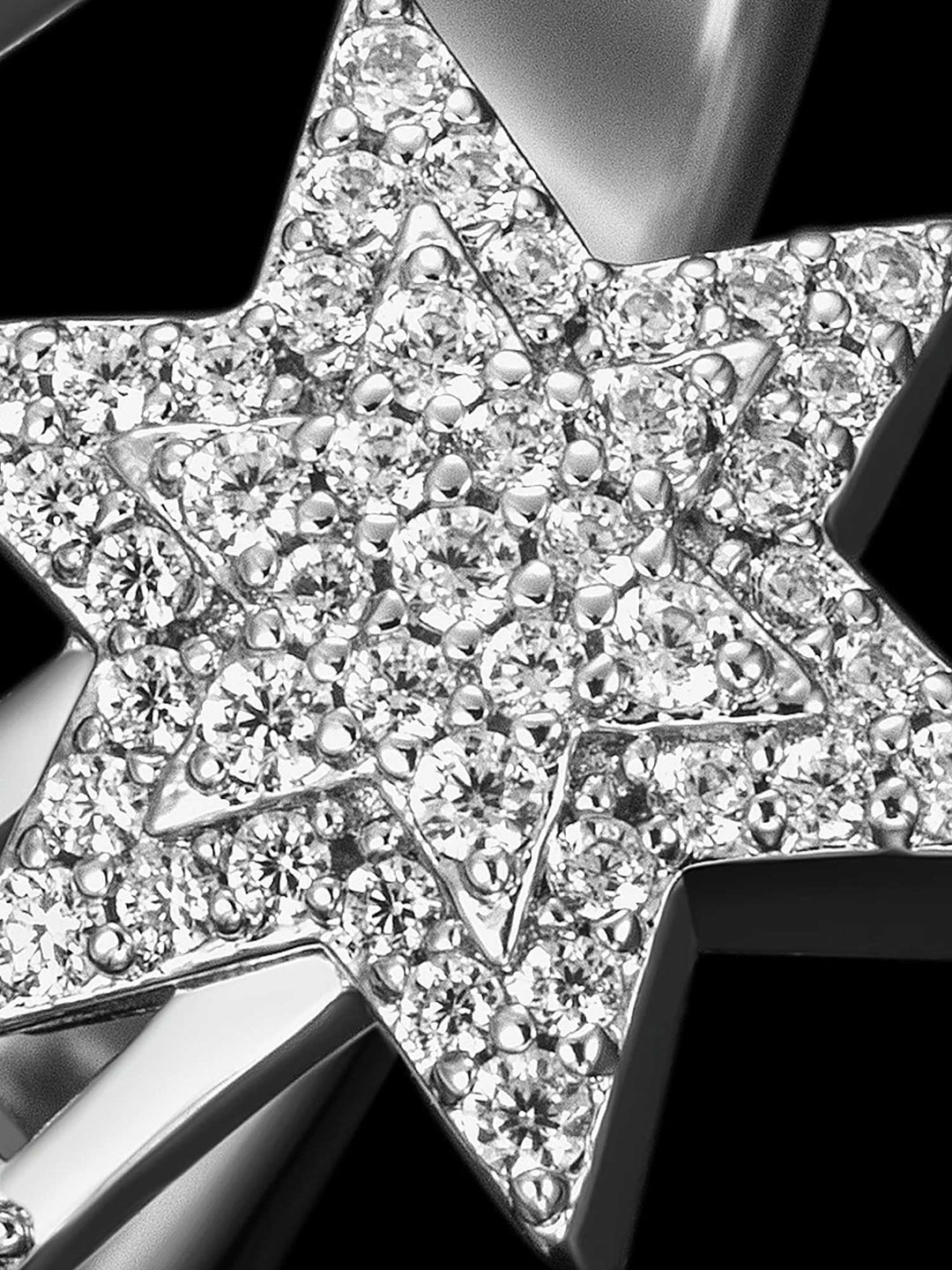 S925 Moissanite Pentagram Ring