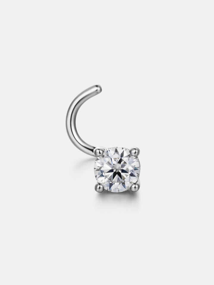 3.5mm S925 Moissanite U Shape Nose Stud