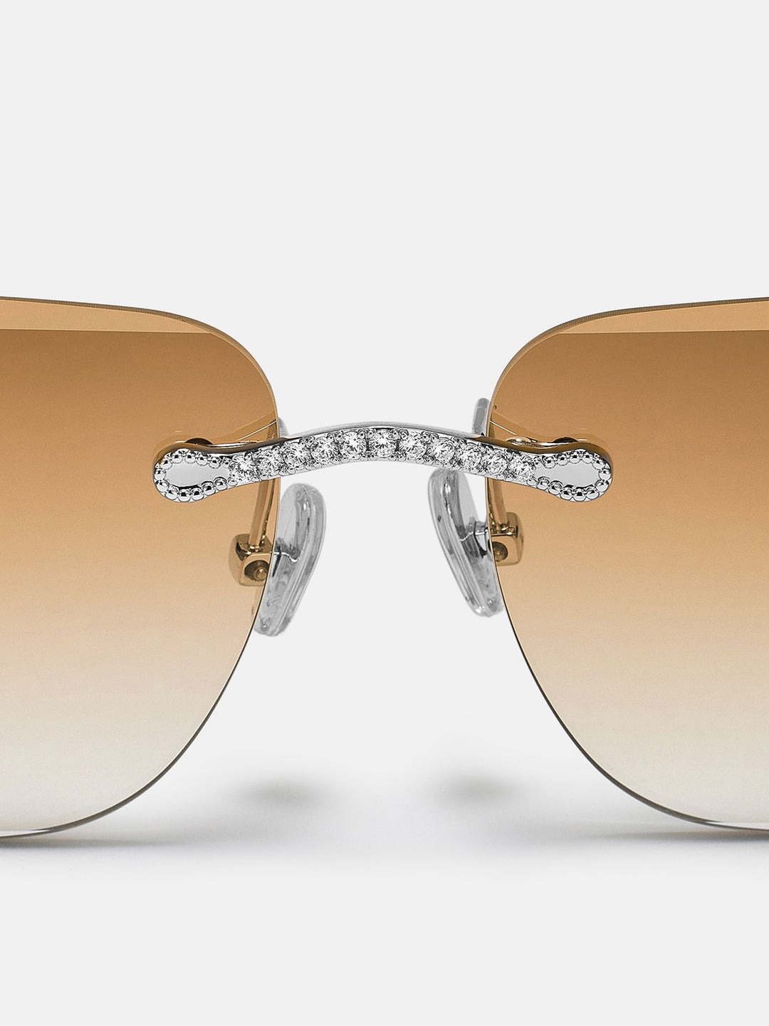 Catholic Cross Moissanite Sunglasses