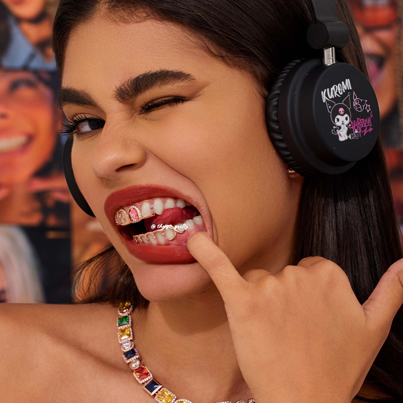 Pink Bunny Custom Grillz