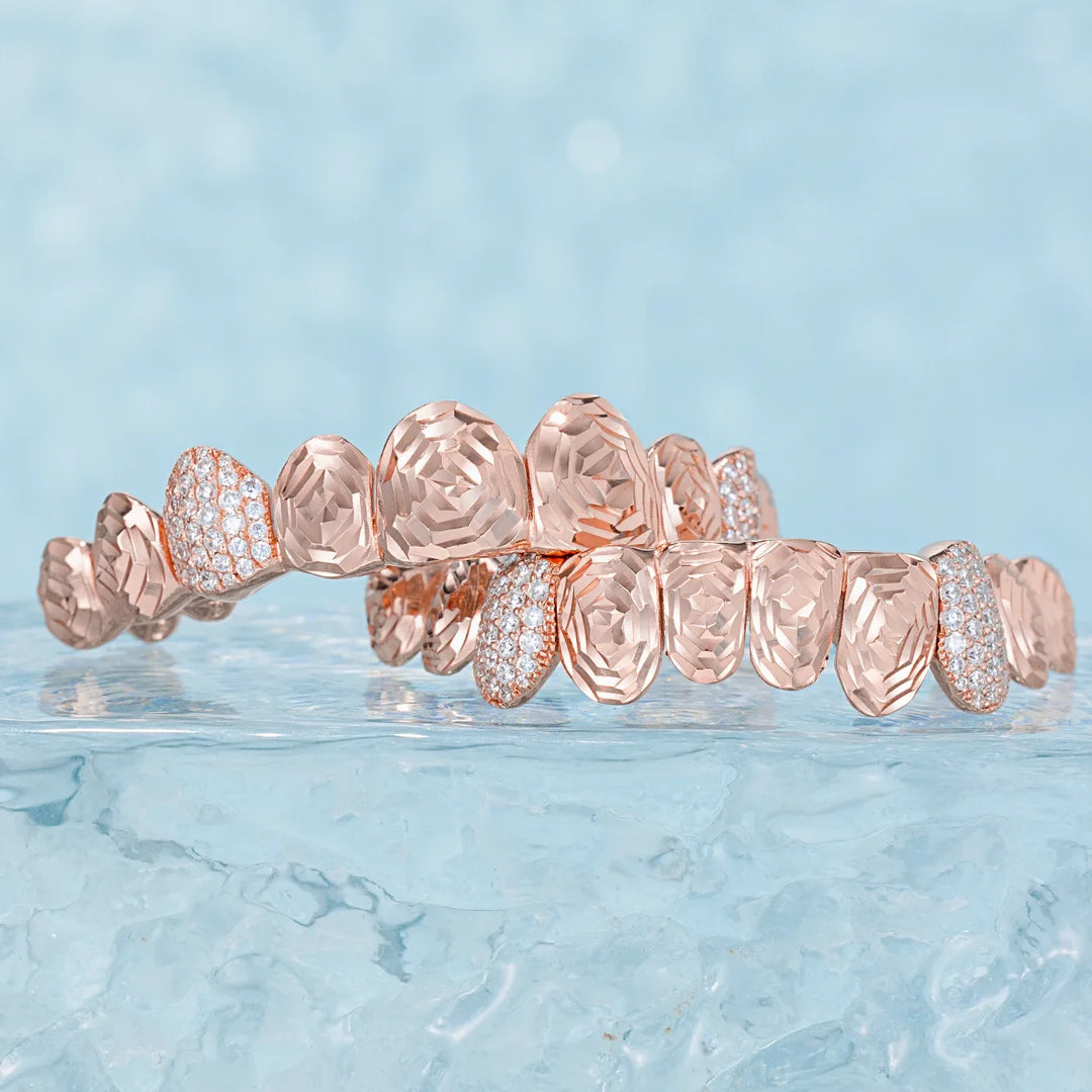 Rose Cut With Diamond Grillz