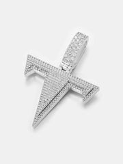 Custom Made T Moissanite Pendant