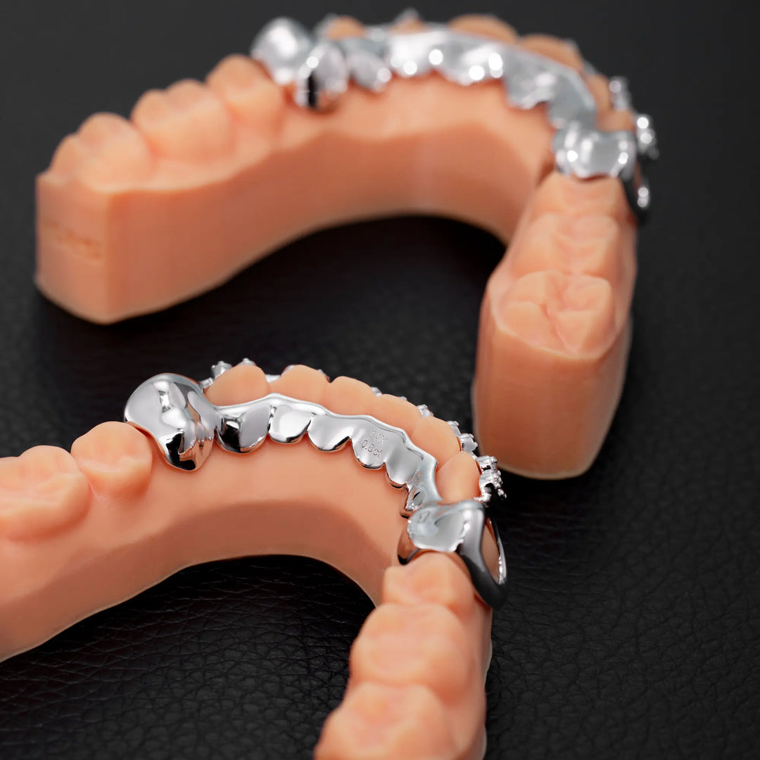 Iced Heart Brace Style Grillz