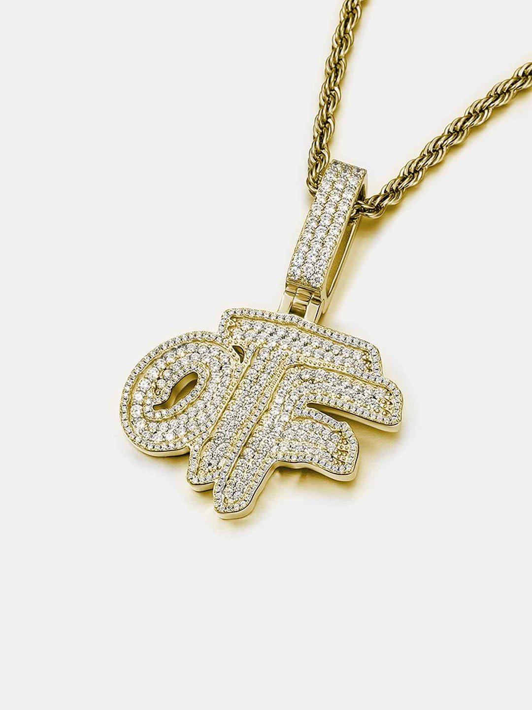 Custom Made OTF Moissanite Pendant